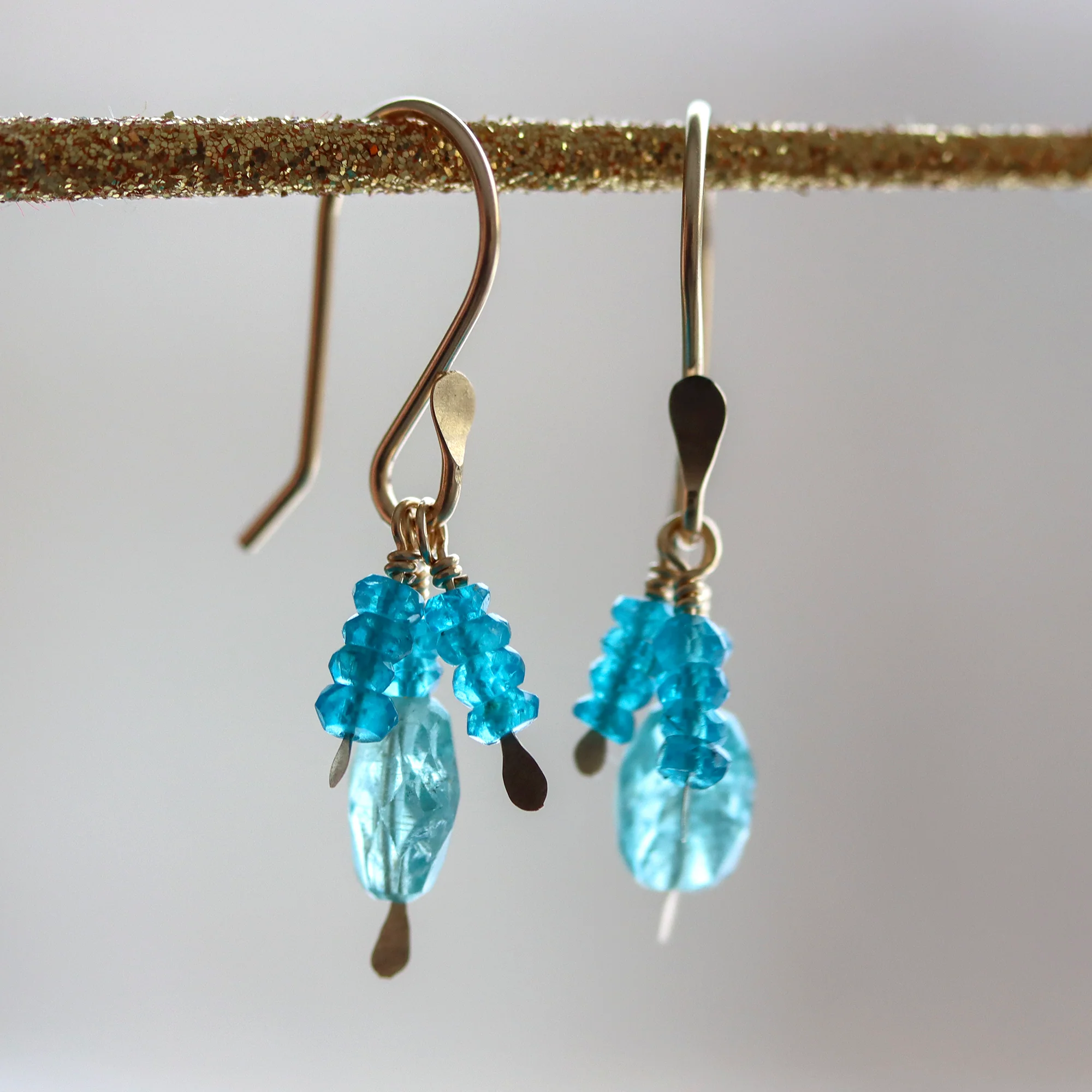 Apatite Cluster Earrings - Image 3