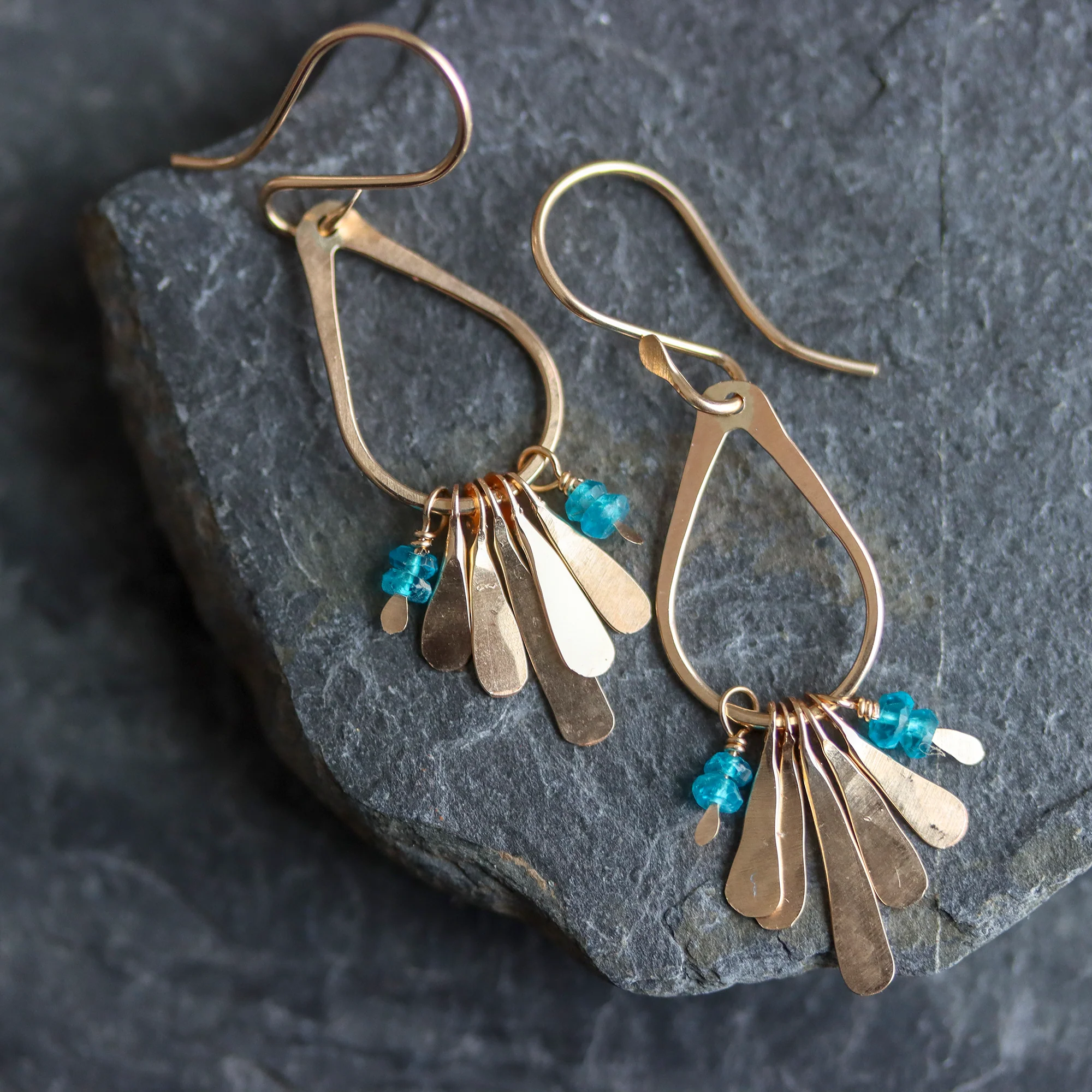 Apatite Flutter Earrings - Image 2