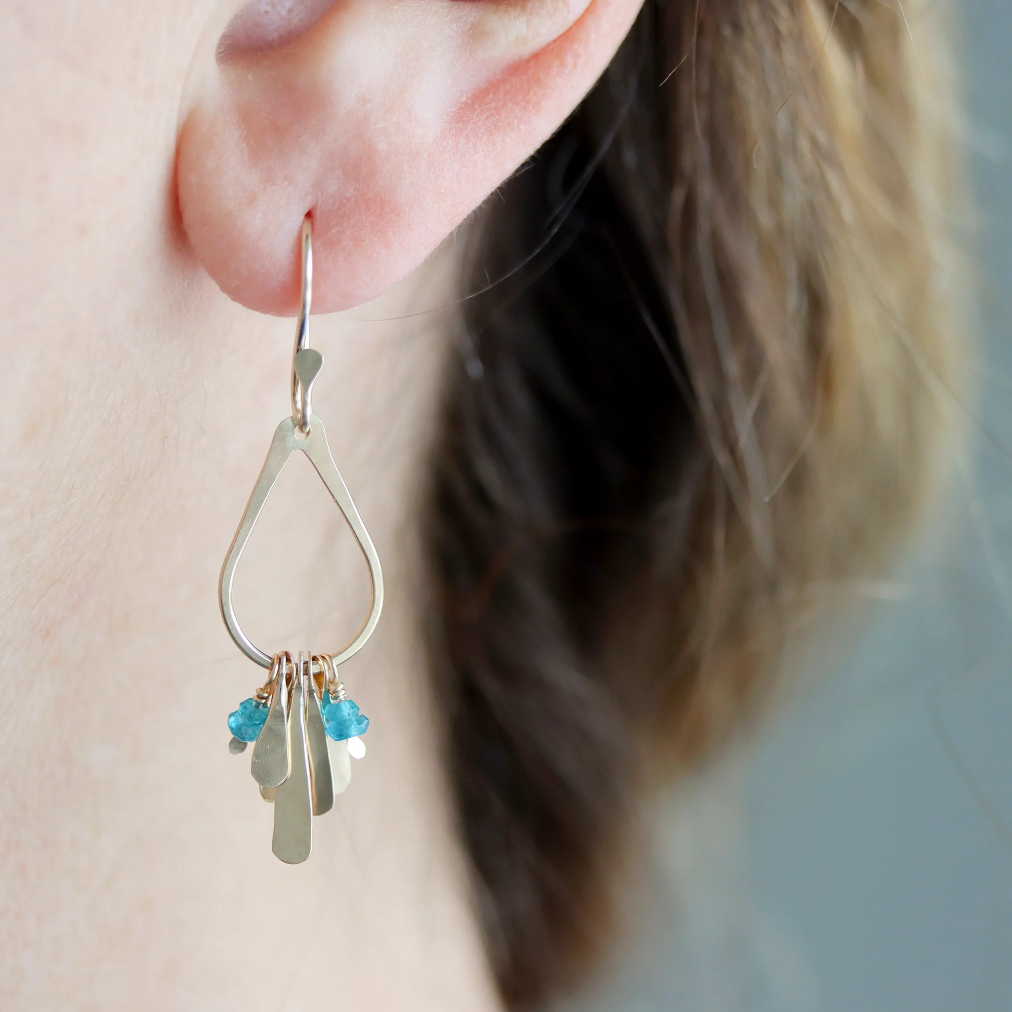 Apatite Flutter Earrings - Image 3