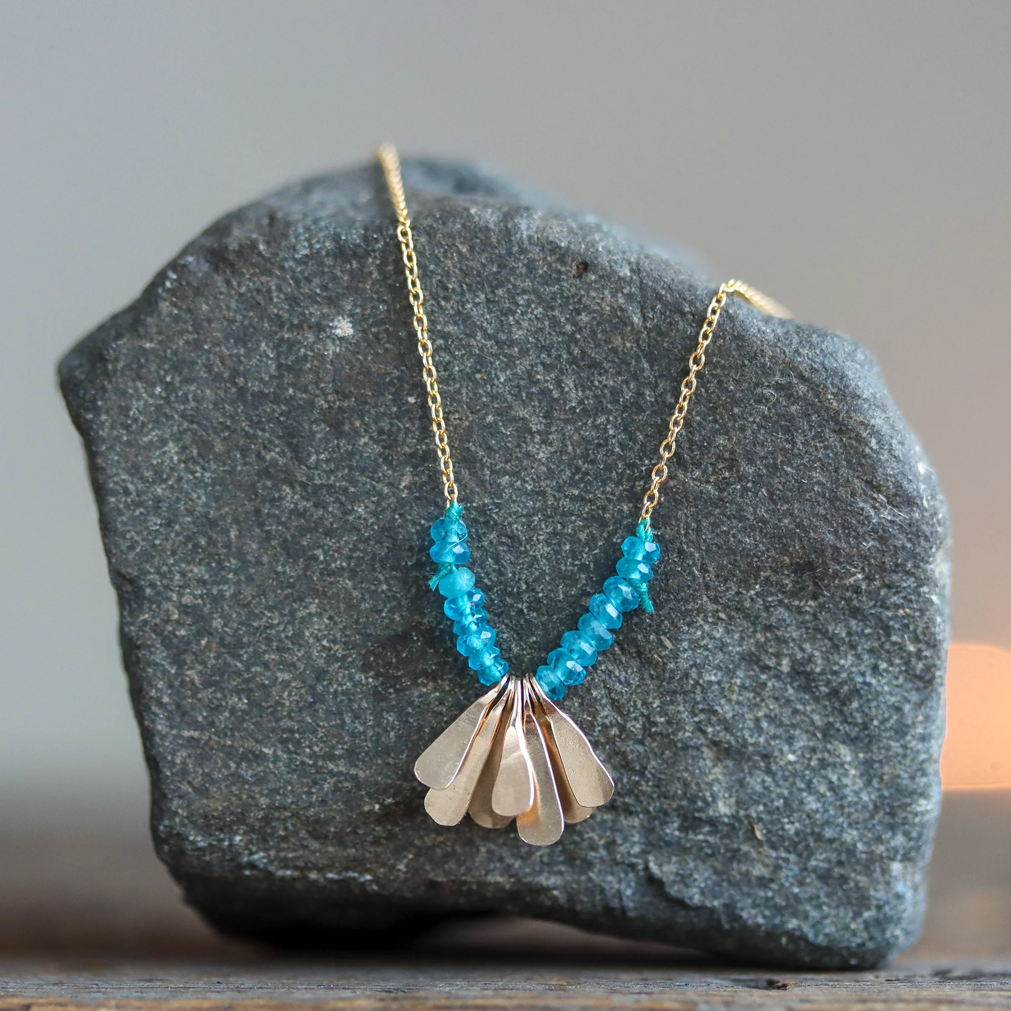 Apatite Flutter Necklace - Image 3