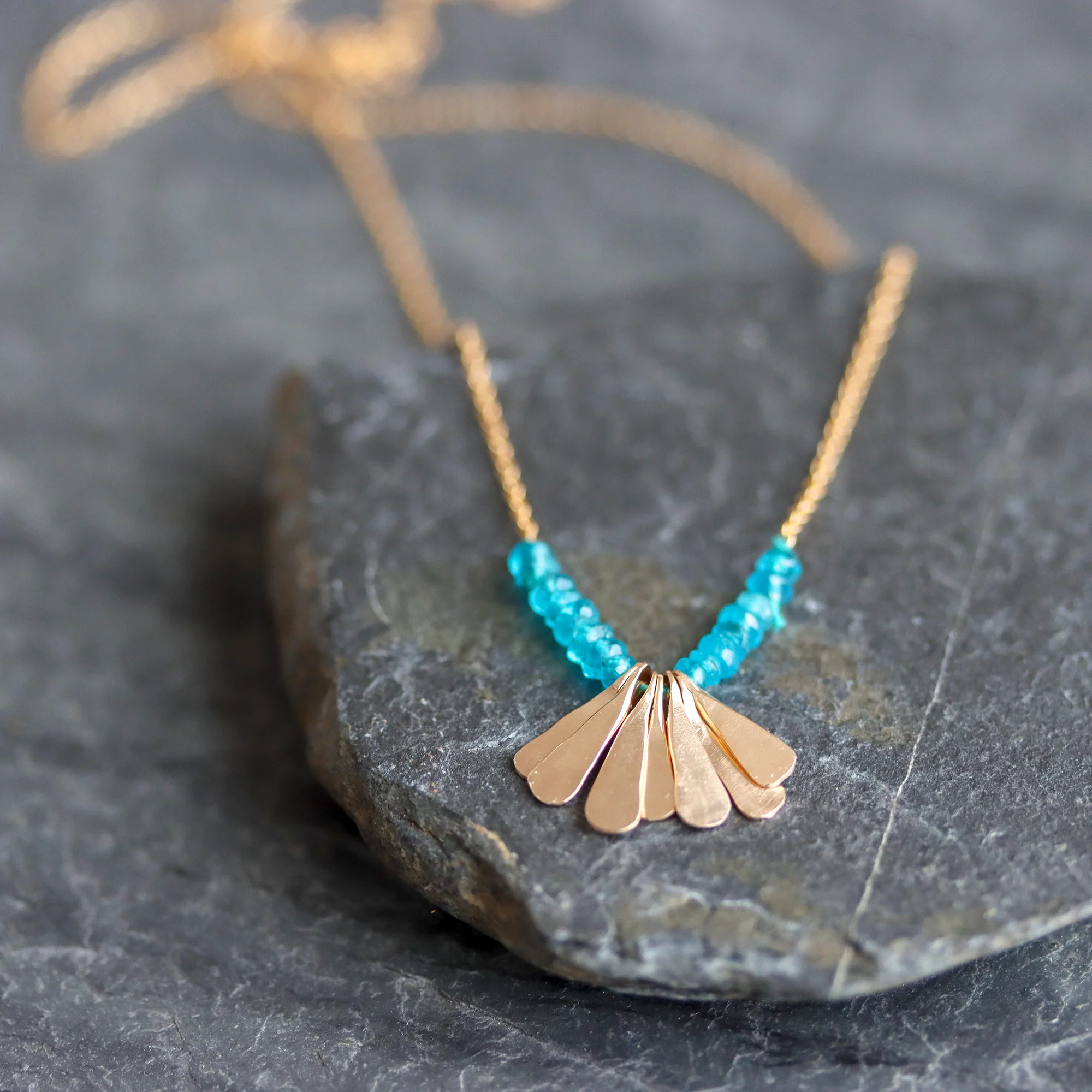 Apatite Flutter Necklace - Image 4