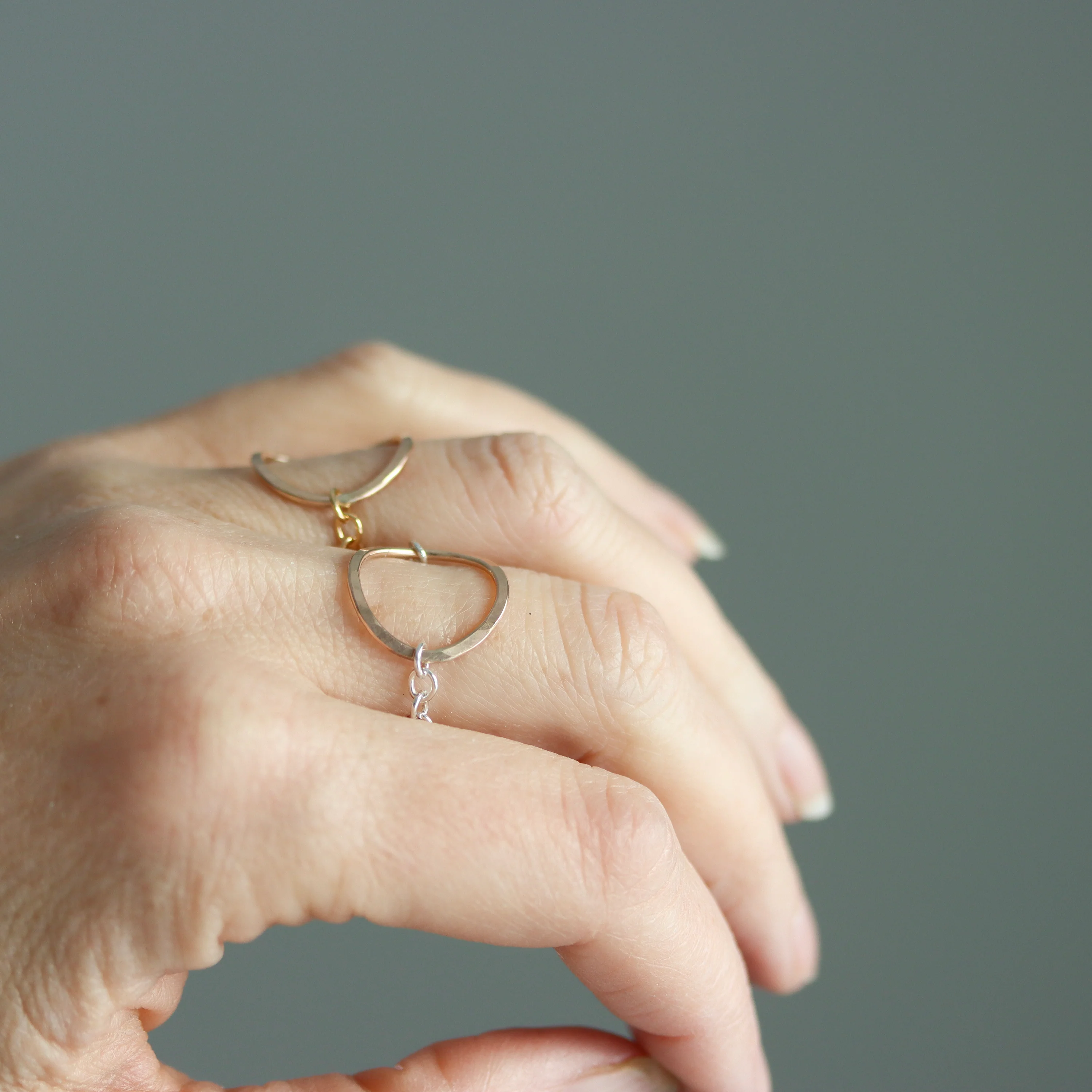 Chain + Circle Ring - Image 3