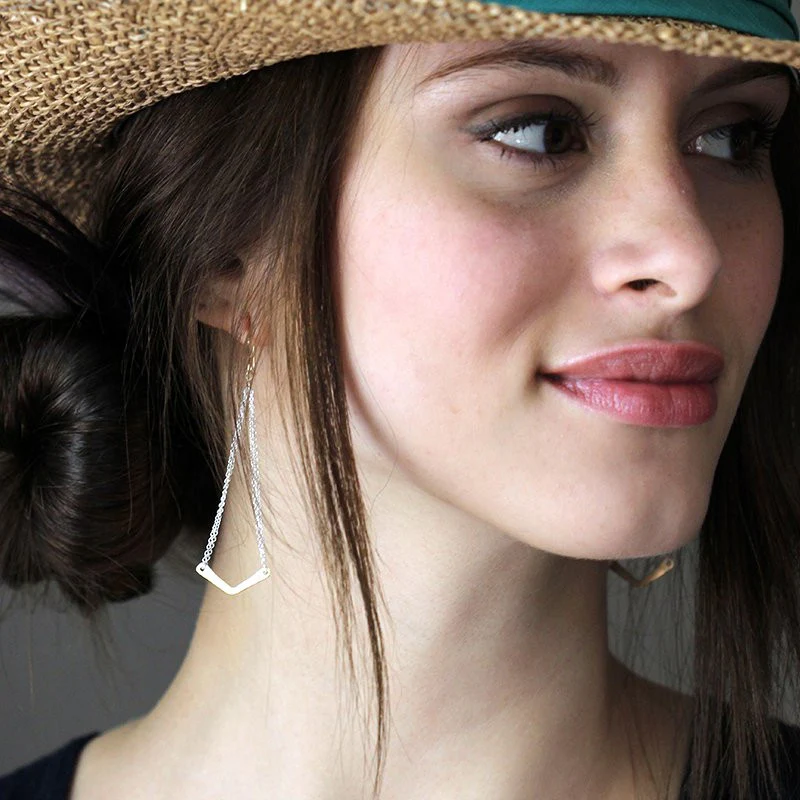 Chevron Swing Earring