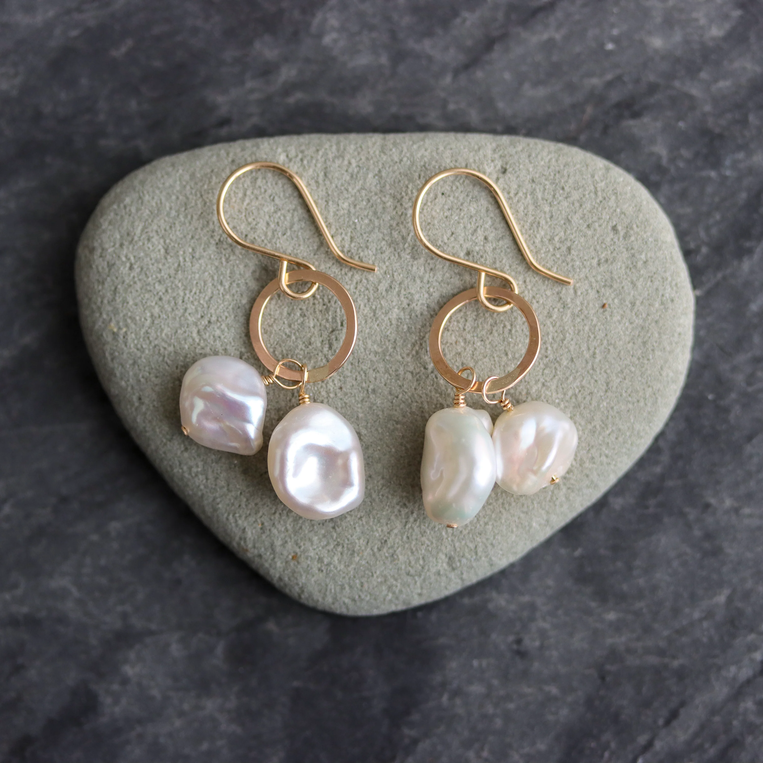 Clara Pearl Drop Earrings - Image 4