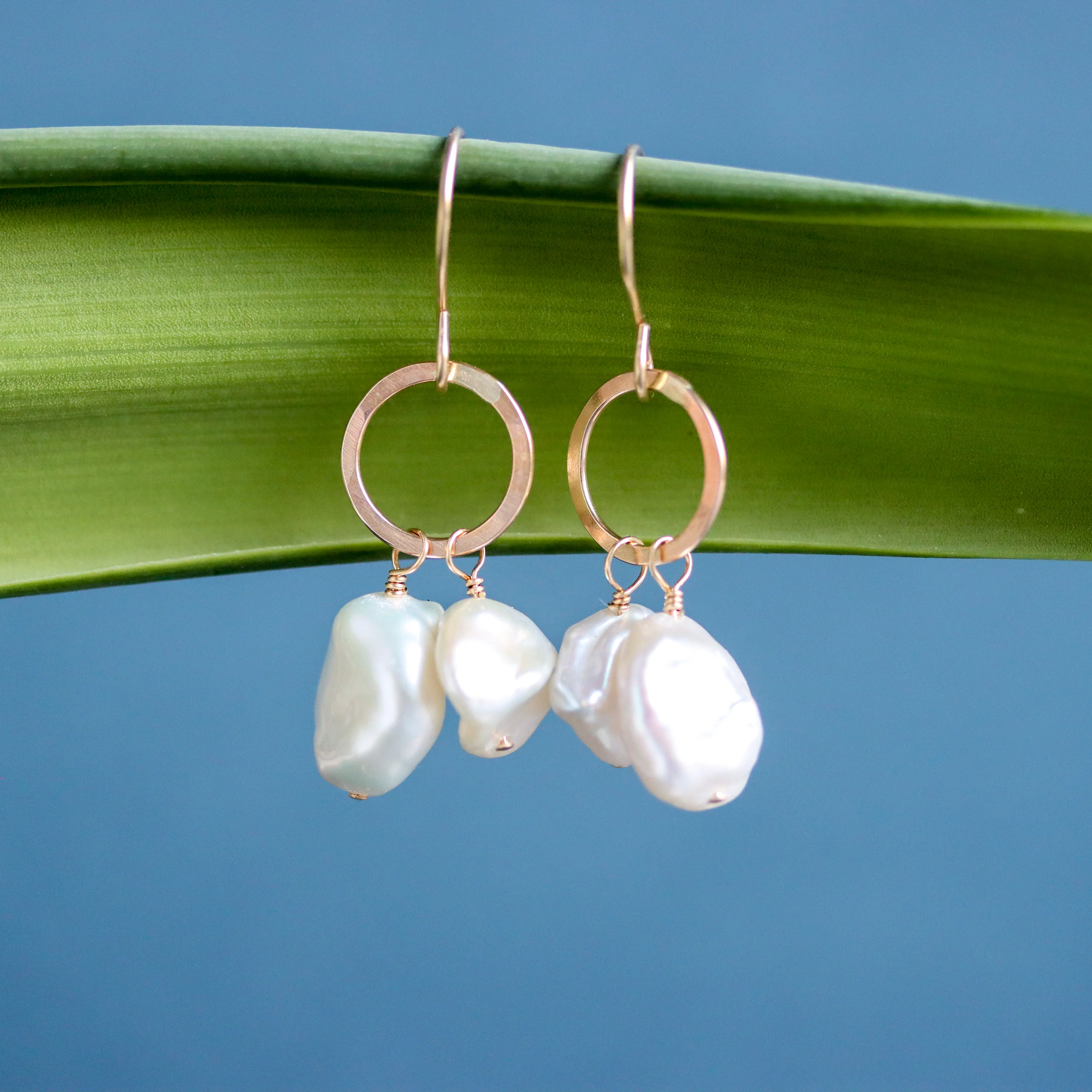 Clara Pearl Drop Earrings - Image 5