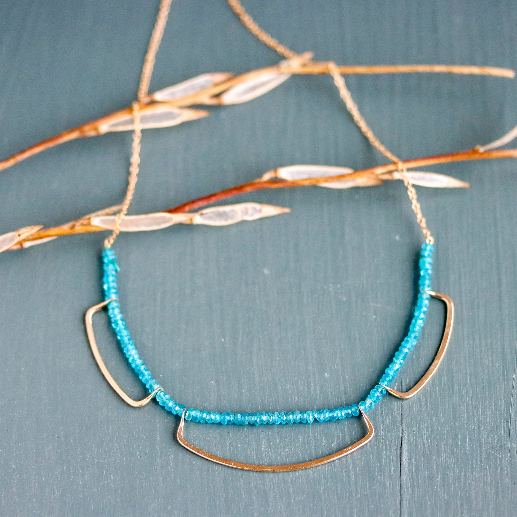 Valkyrie Necklace With Apatite - Image 2