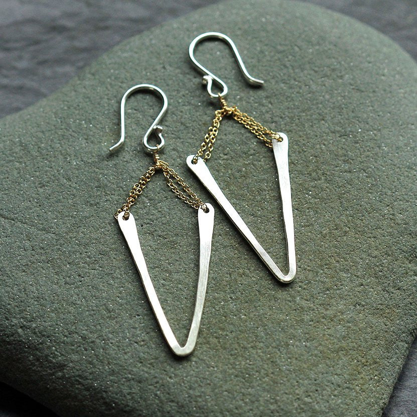 Deep Chevron Earrings