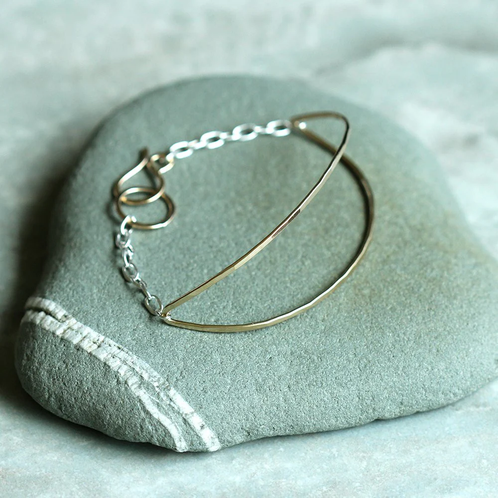 Ellipse Demi Cuff Bracelet - Image 4