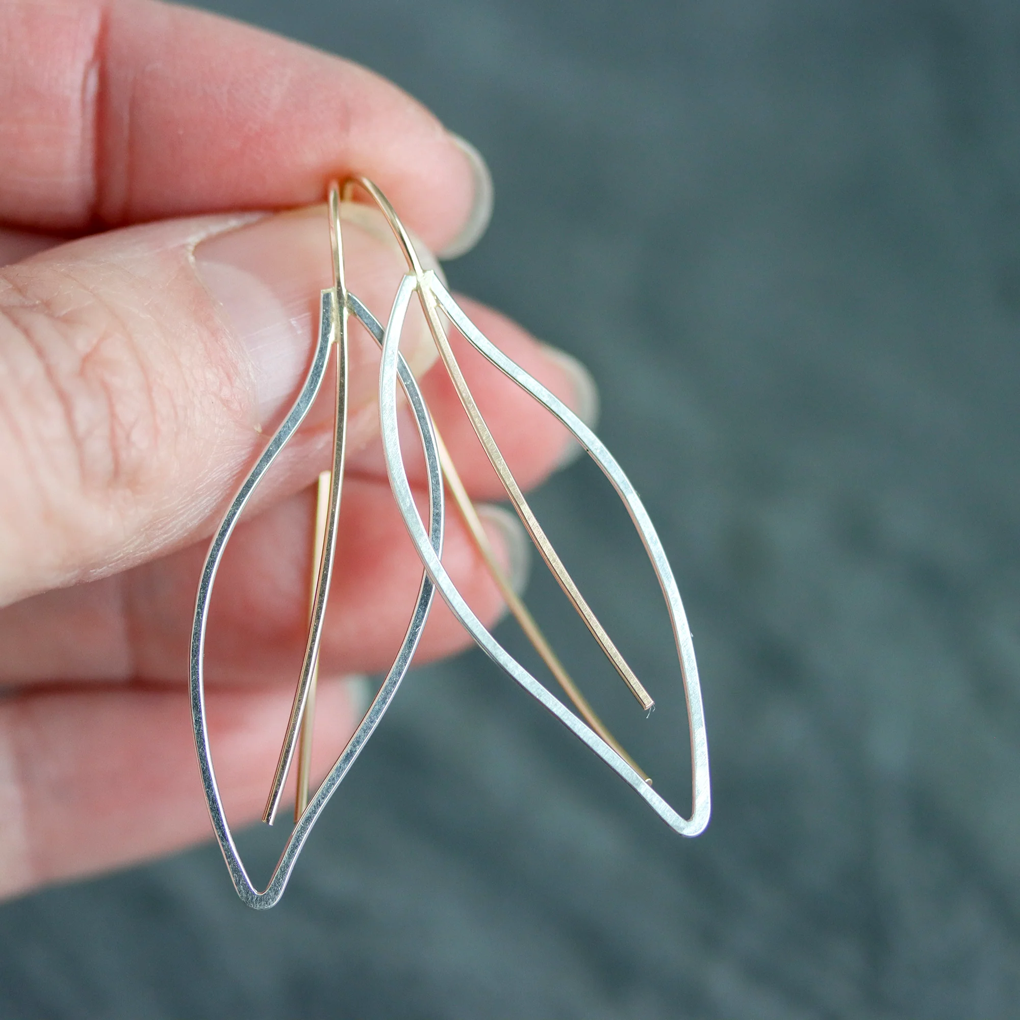 Elm Leaf Earrings - Image 3