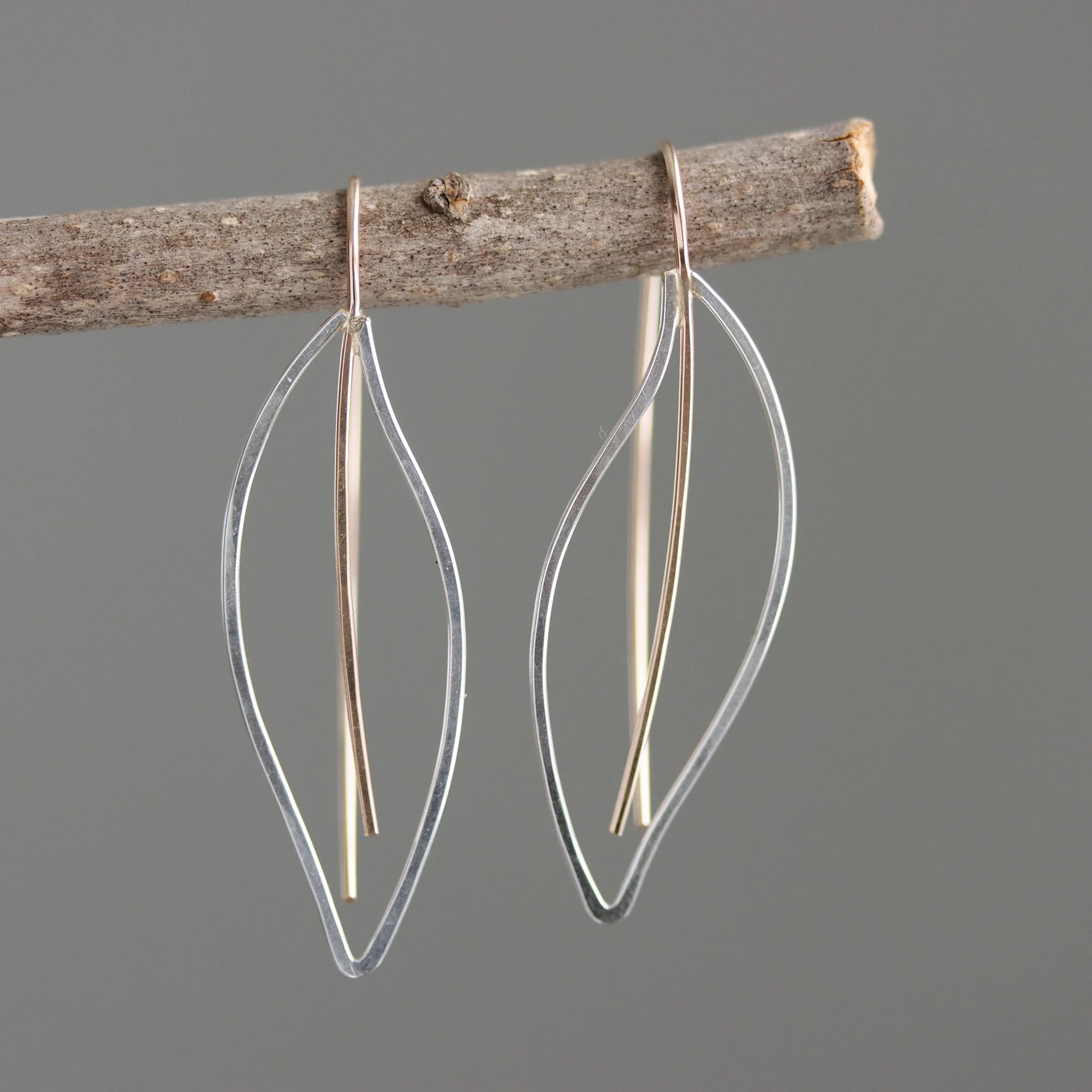 Elm Leaf Earrings - Image 4