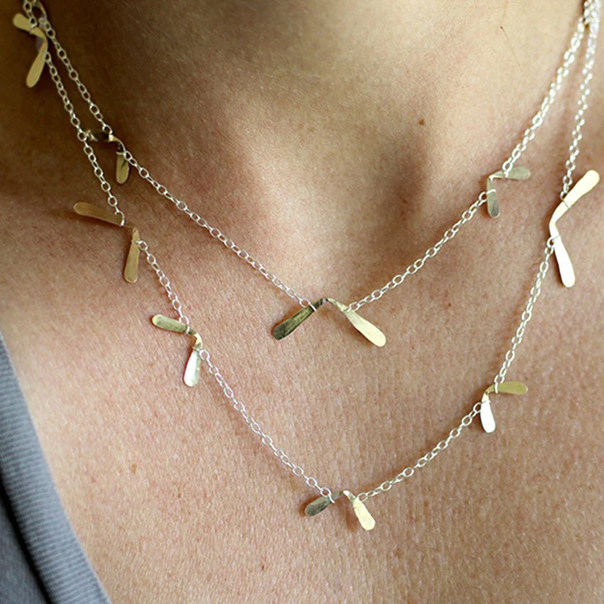 Flutter Double Wrap Necklace - Image 2