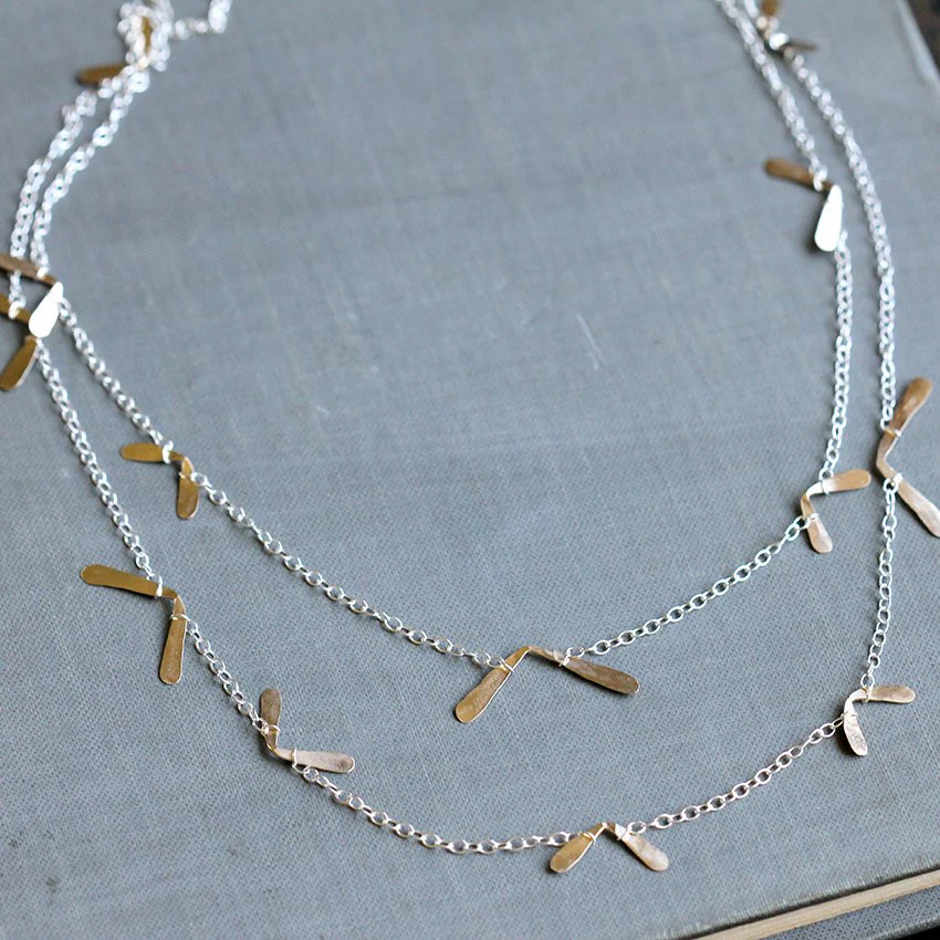 Flutter Double Wrap Necklace - Image 4
