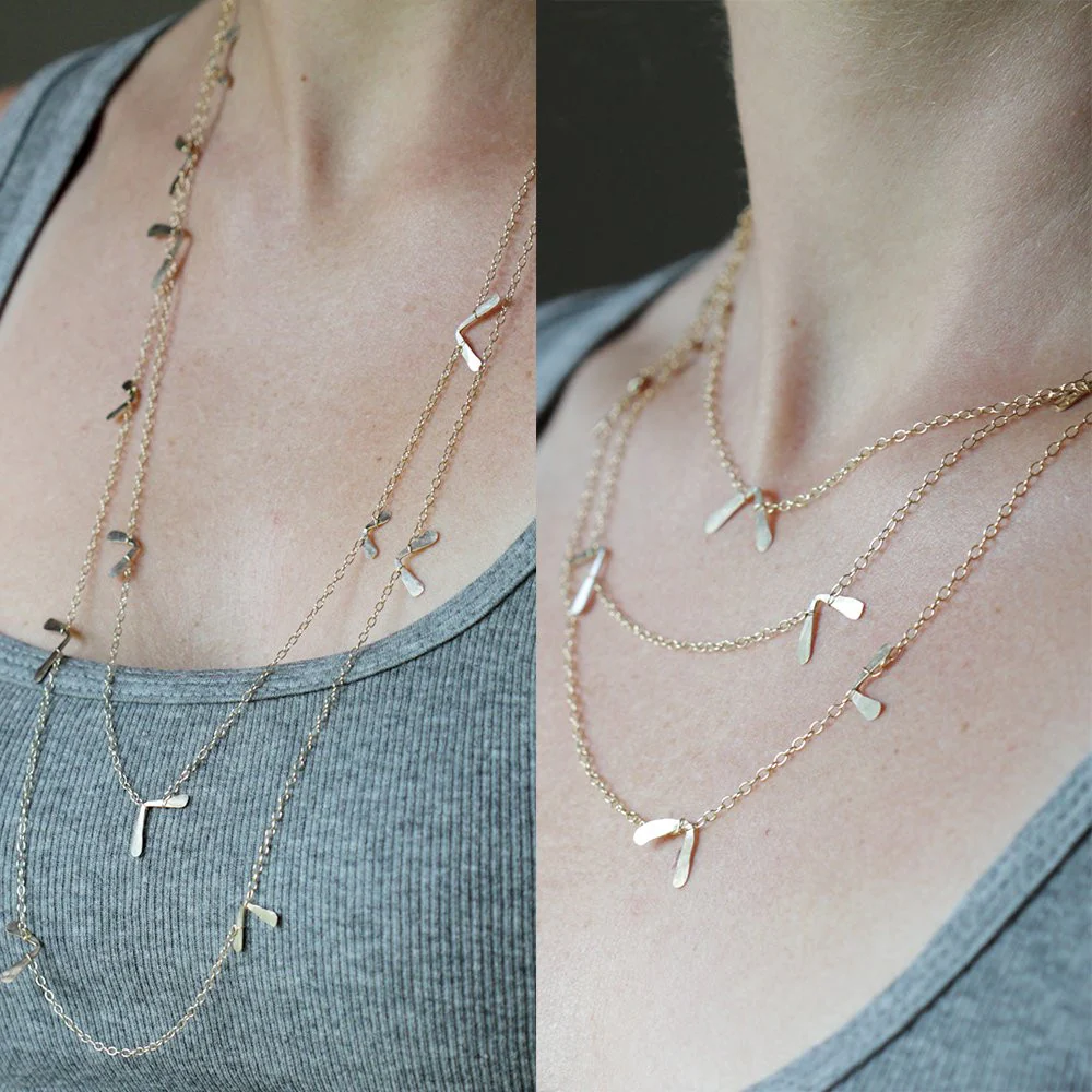Flutter Double Wrap Necklace - Image 5