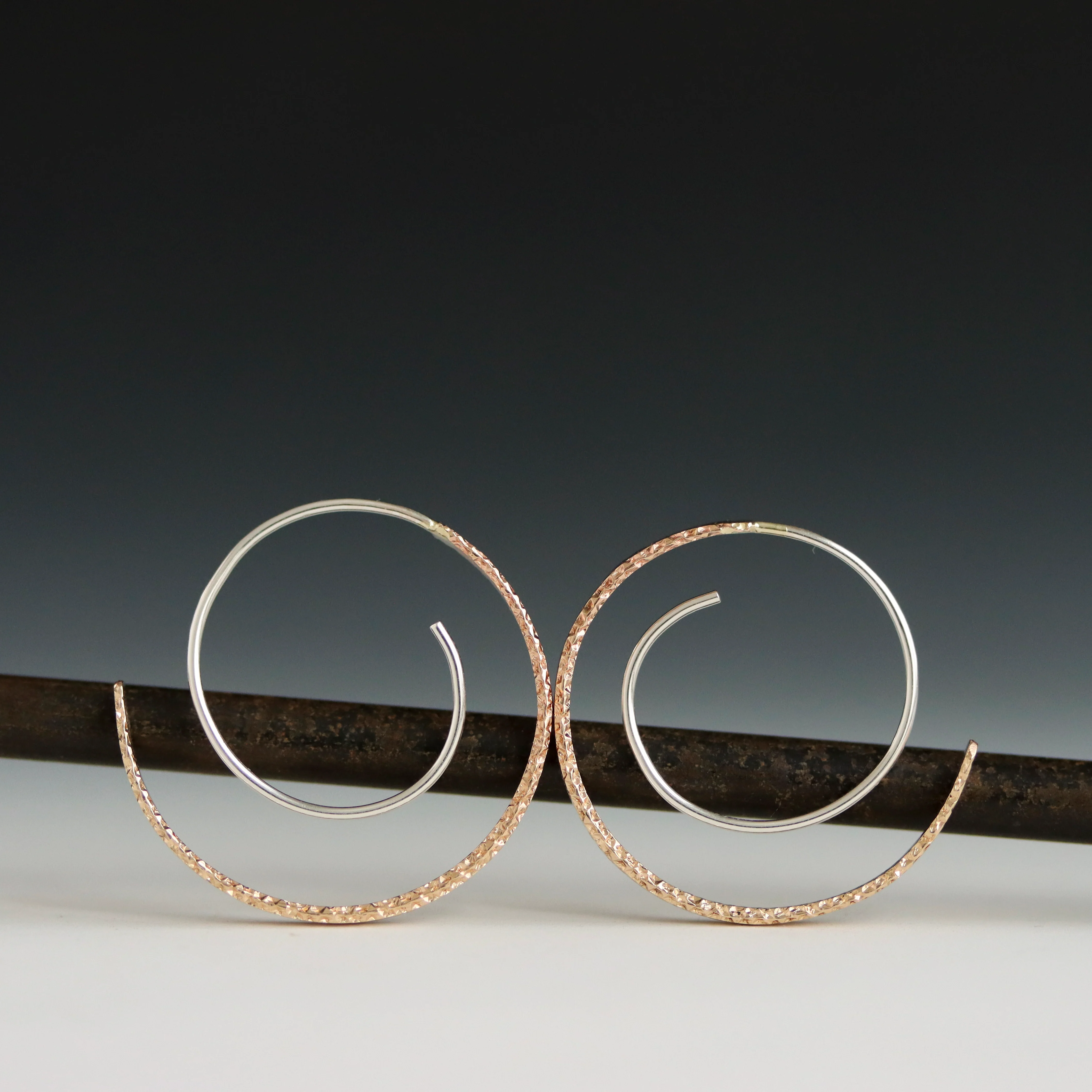 Galaxy Swirl Hoops