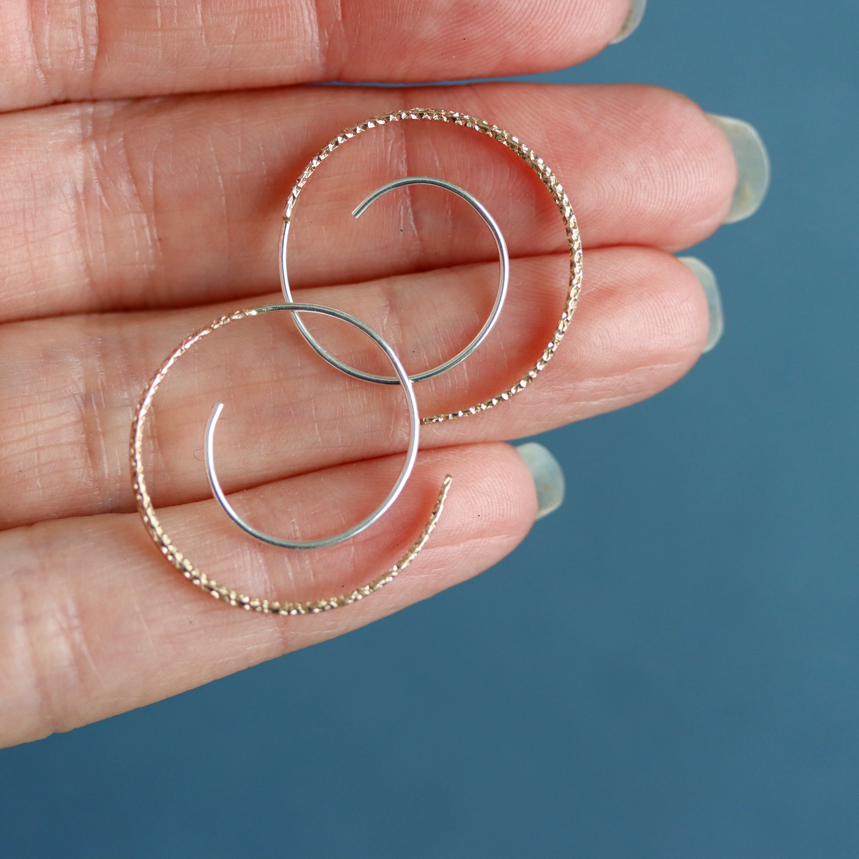 Galaxy Swirl Hoops - Image 2