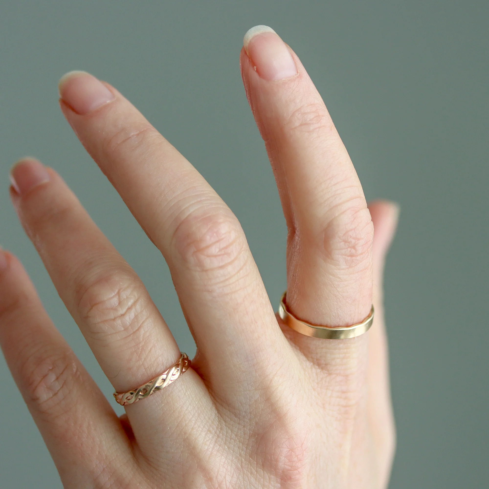 Golden Rope Rings - Image 3