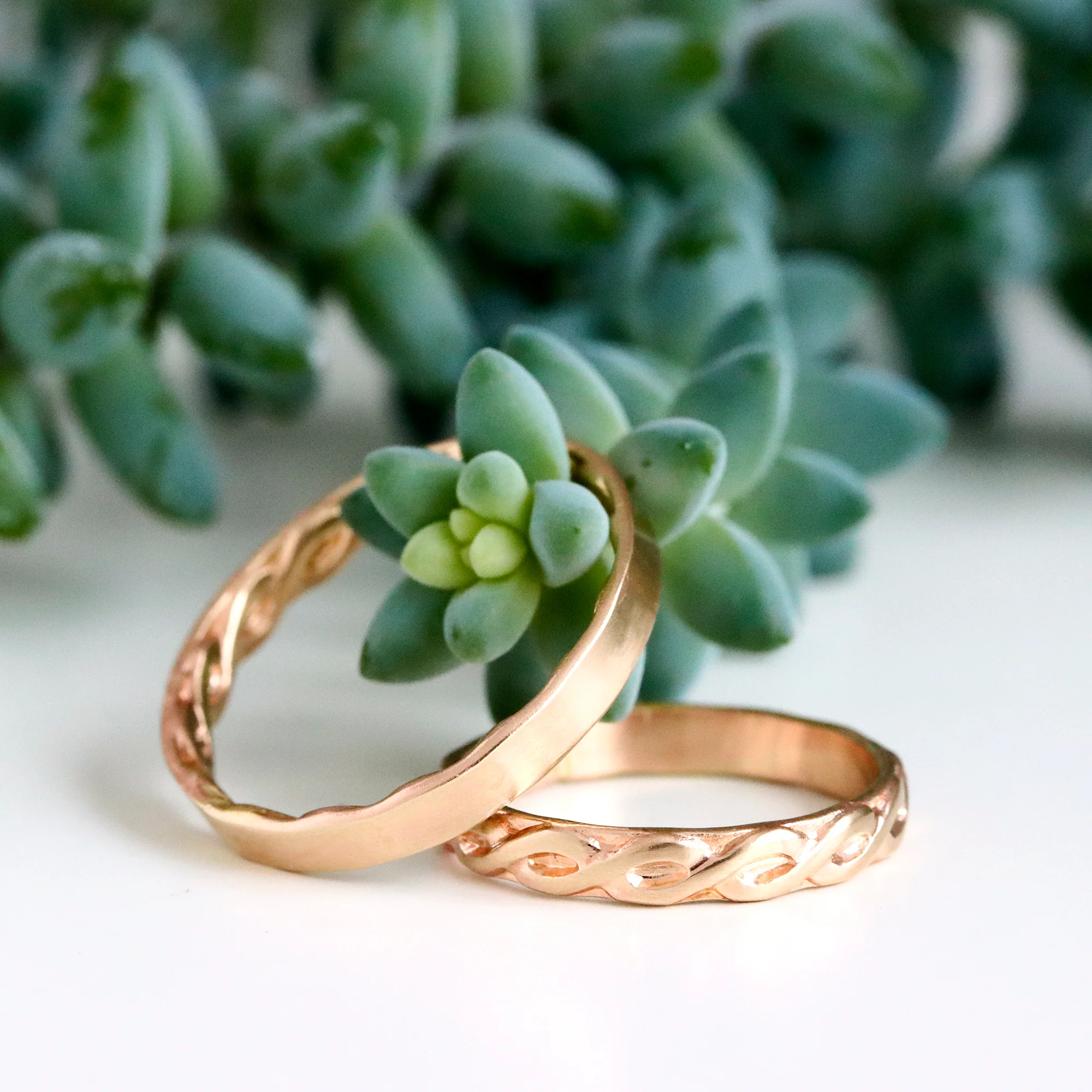 Golden Rope Rings - Image 5