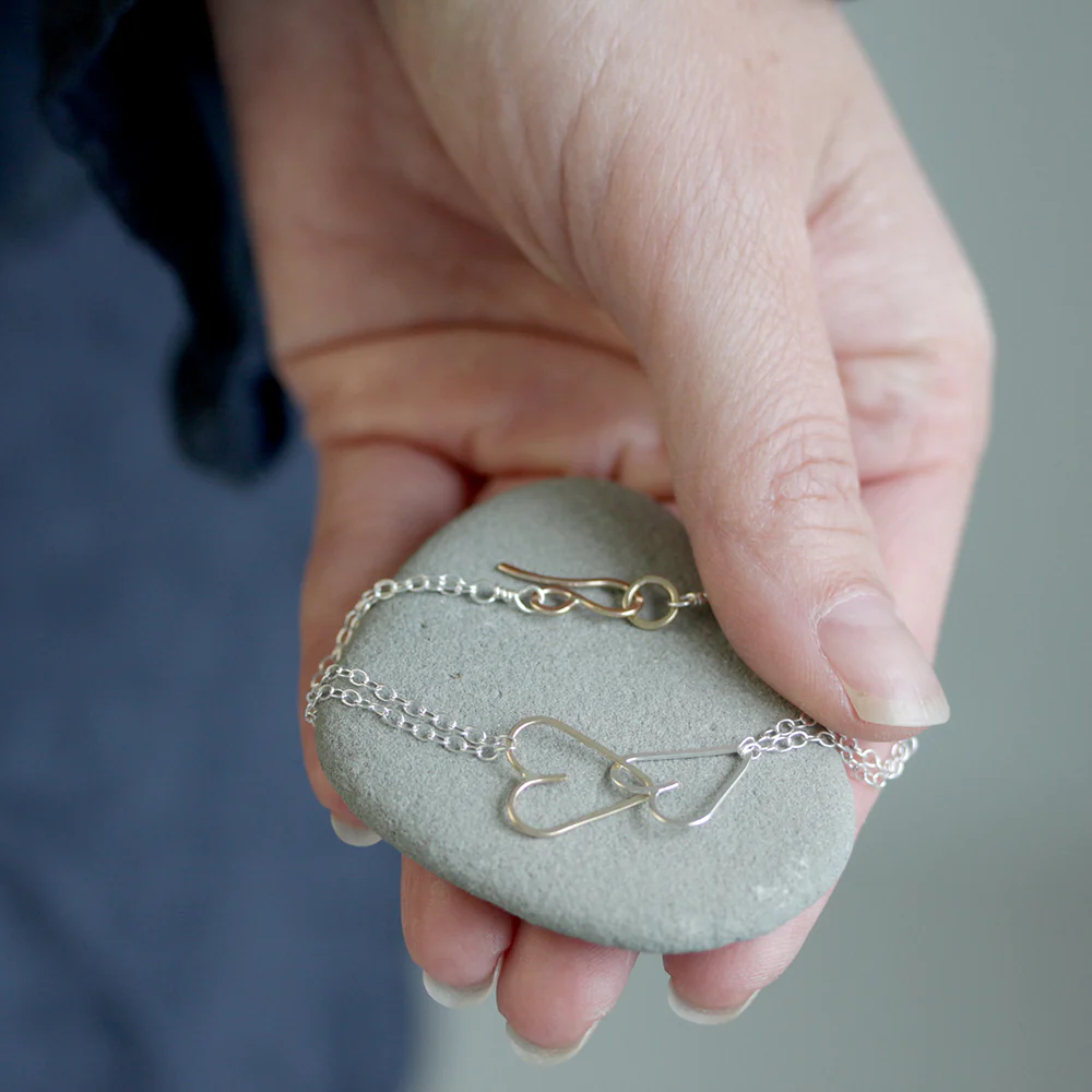 Linked Heart Bracelet - Image 3