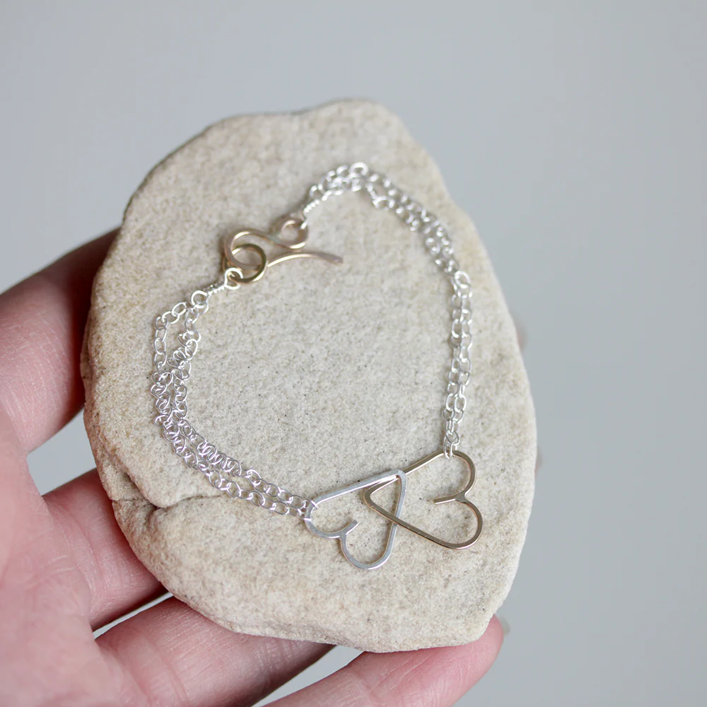 Linked Heart Bracelet - Image 4