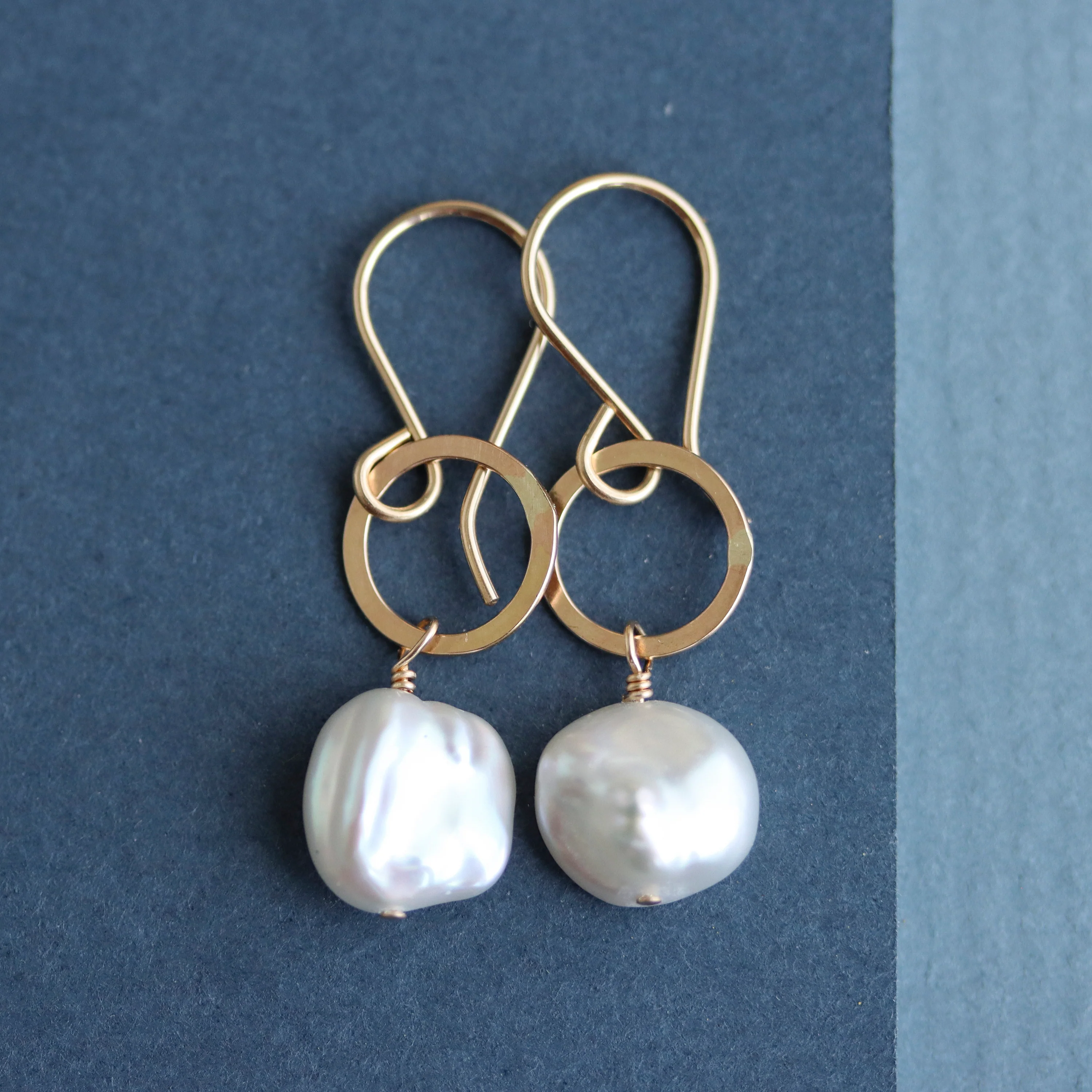 Hera Pearl Drop Earrings - Image 3