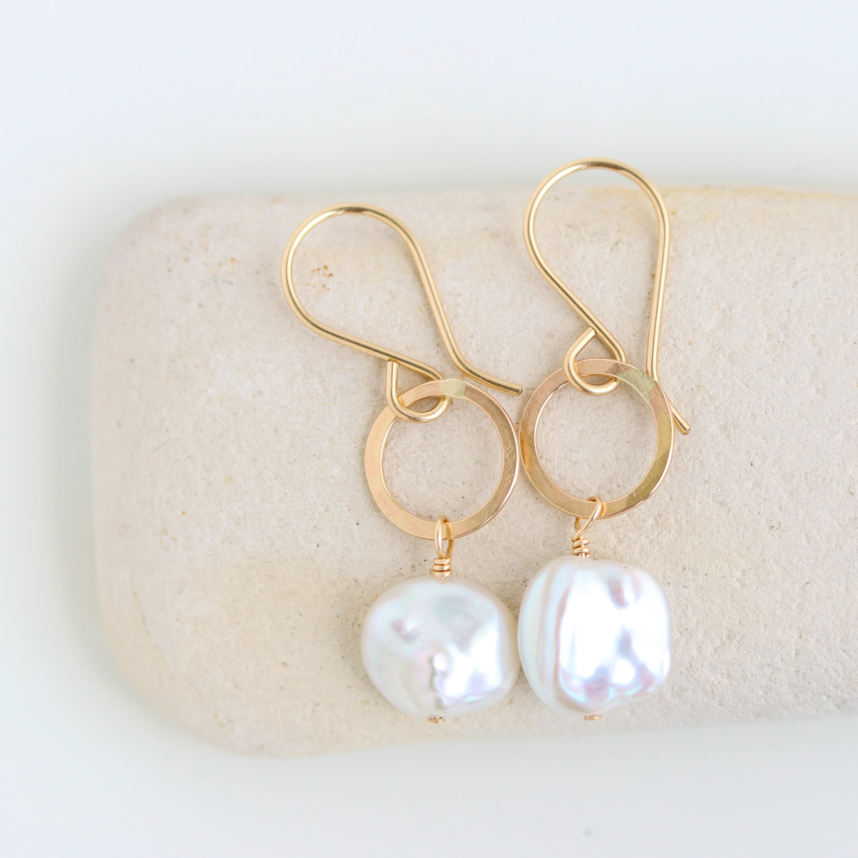 Hera Pearl Drop Earrings - Image 5