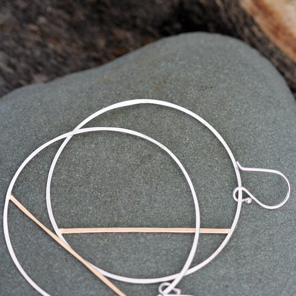 Horizon Hoop Earrings
