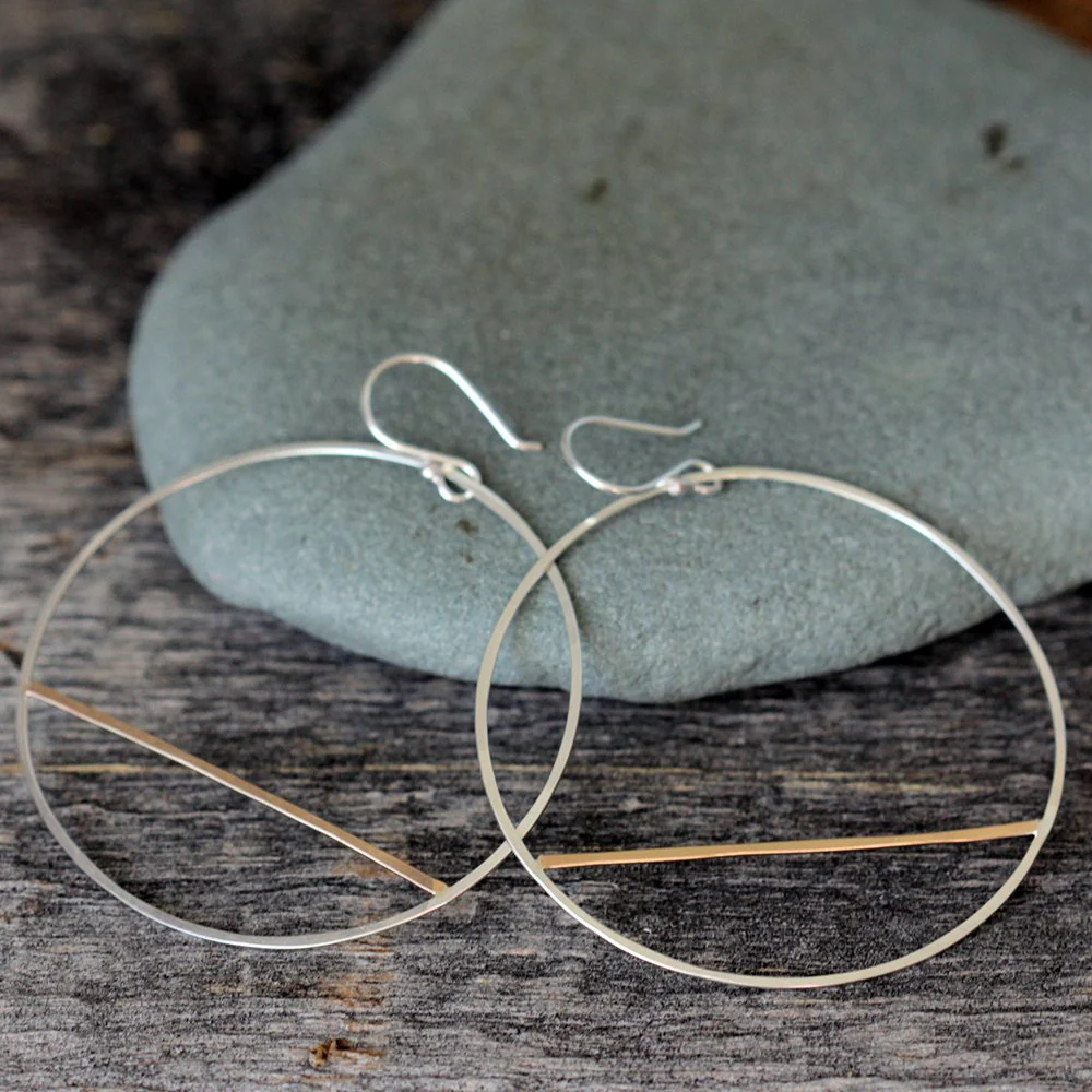 Horizon Hoop Earrings - Image 4