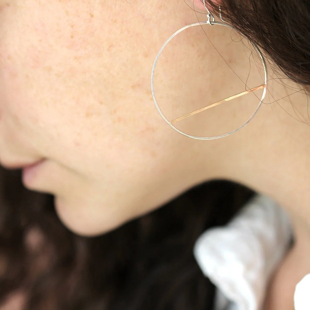 Horizon Hoop Earrings - Image 5