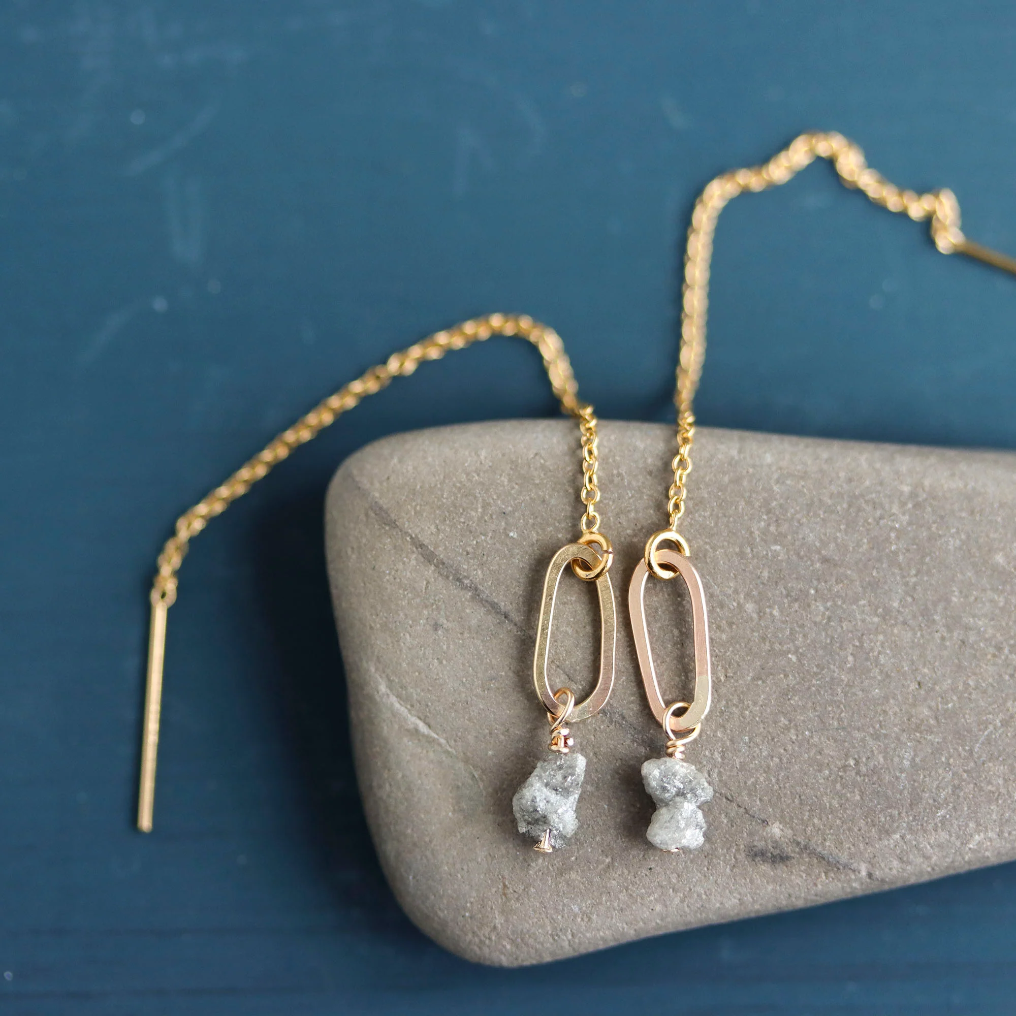 Mari Threader Earrings - Image 2