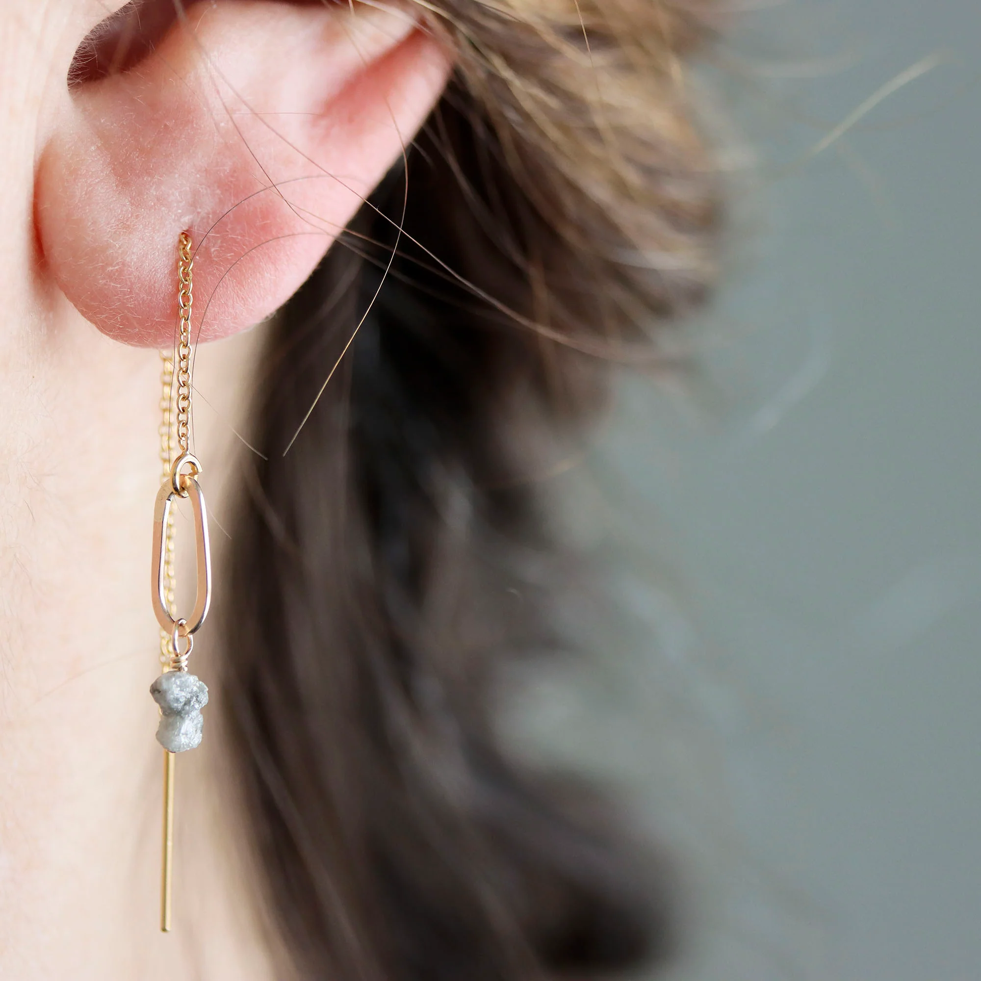 Mari Threader Earrings - Image 3