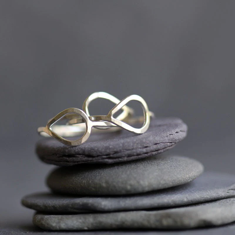 Petal Stacking Rings - Set of 3 - Image 3