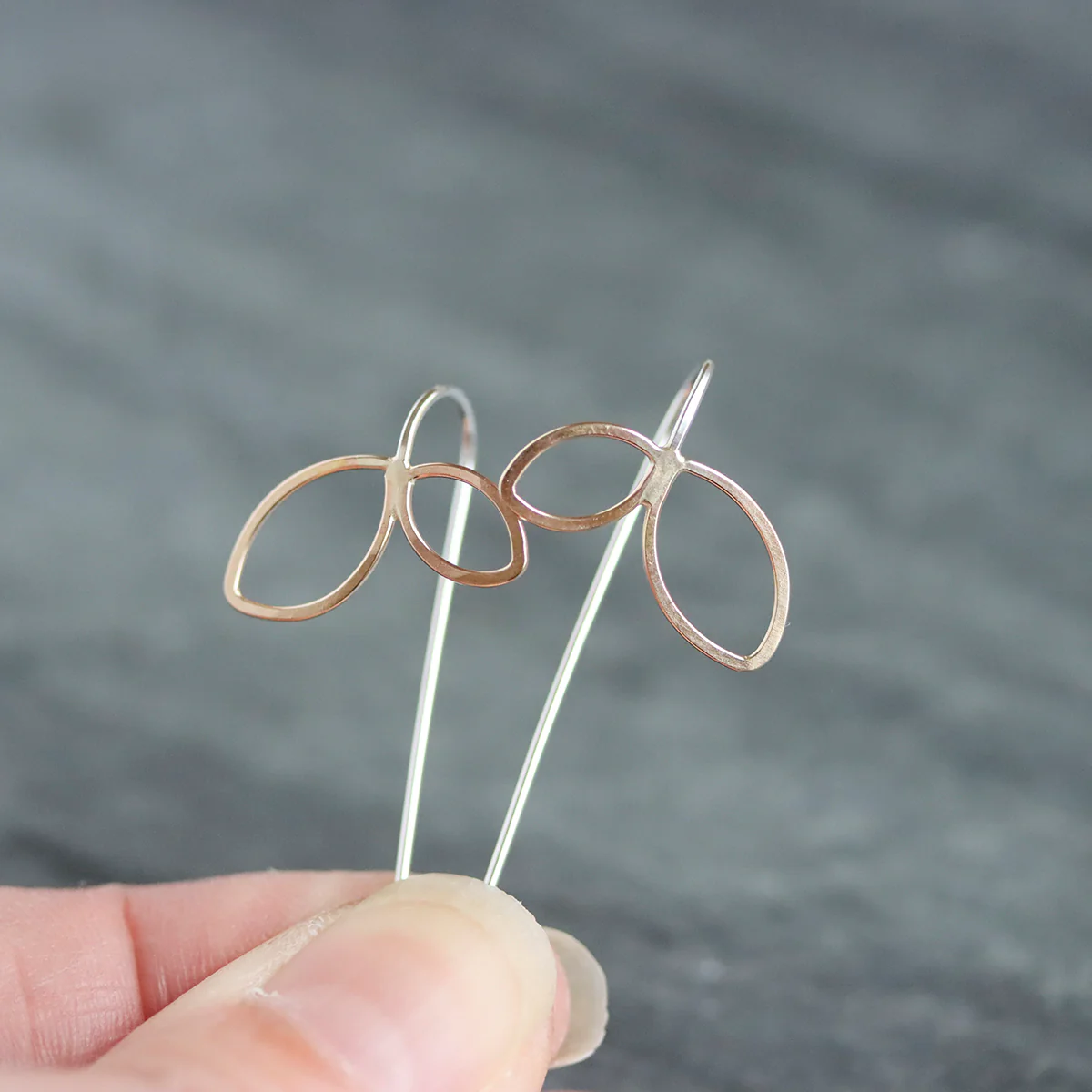 Petal Threader Earrings - Image 4