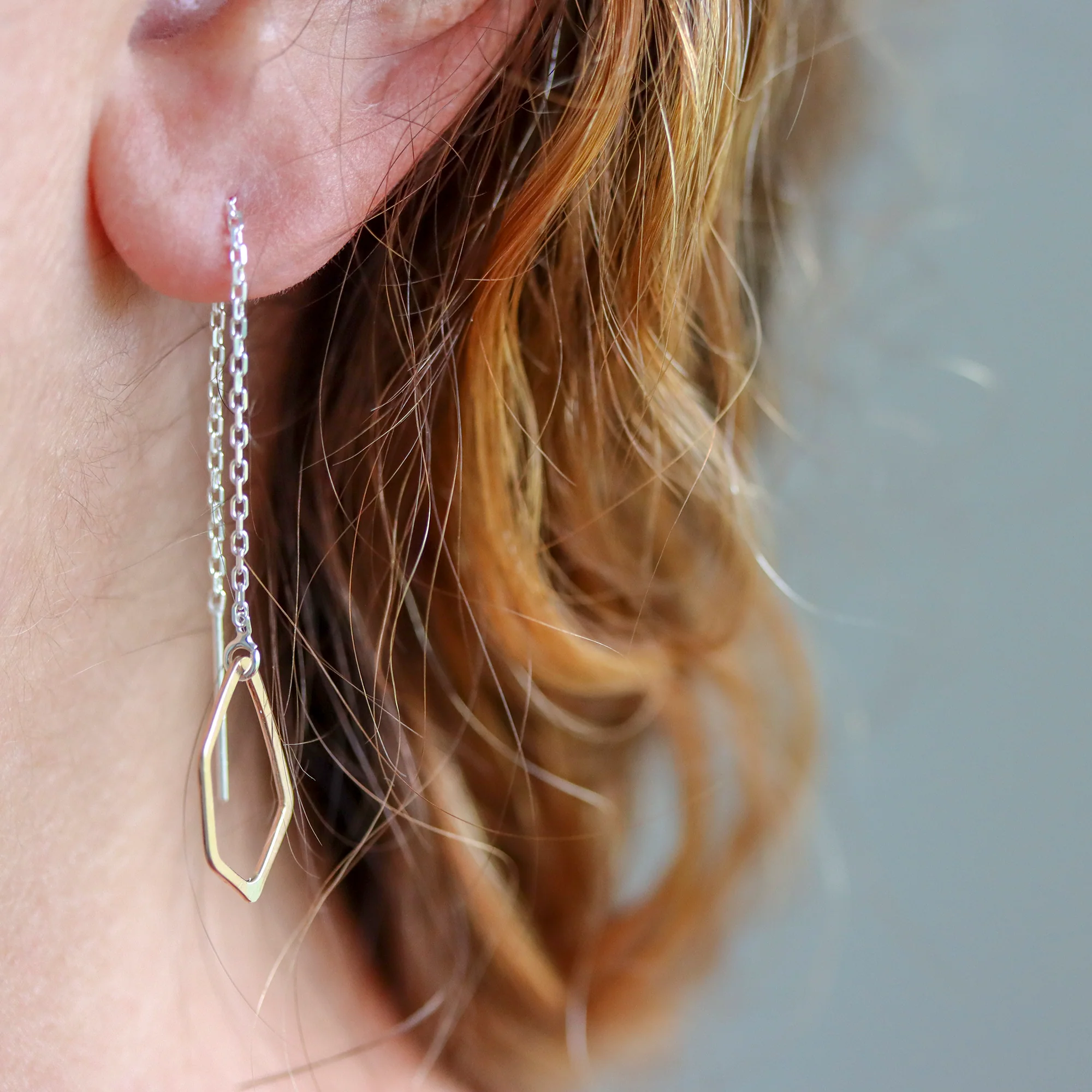 Petra Threader Earrings - Image 2