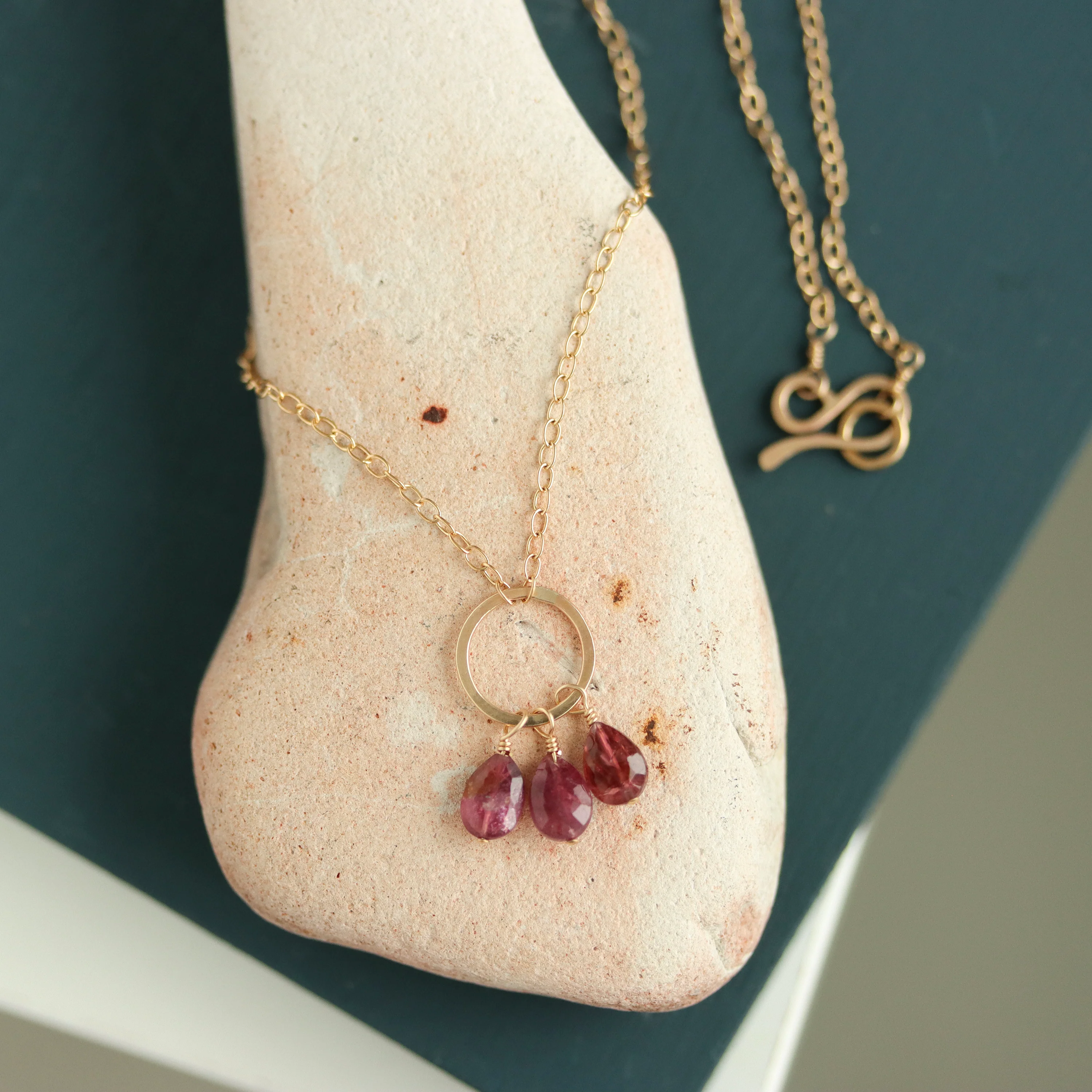 Pink Tourmaline Necklace - Image 3