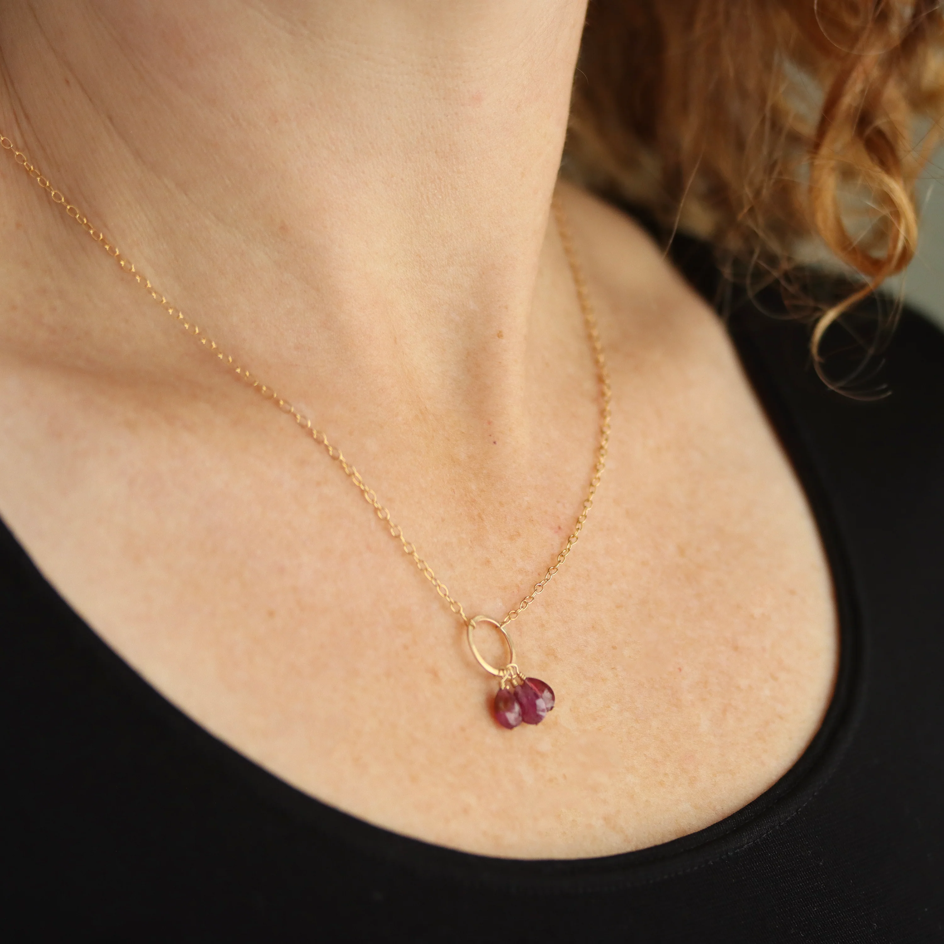 Pink Tourmaline Necklace - Image 4