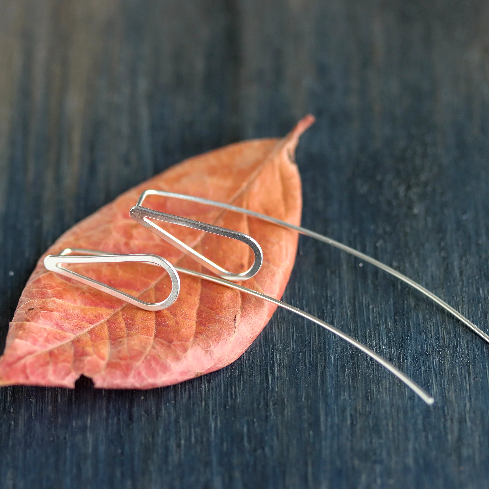 Rain Threader Earrings - Image 3