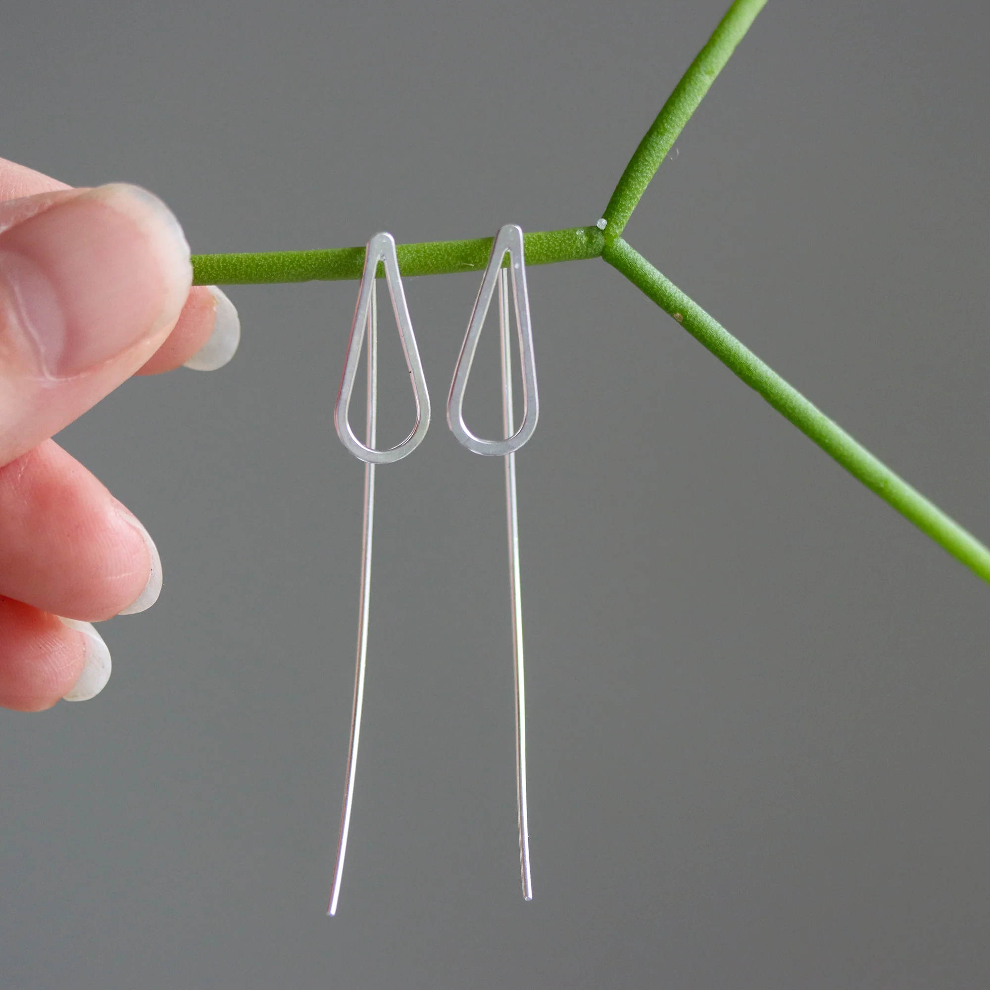 Rain Threader Earrings - Image 4