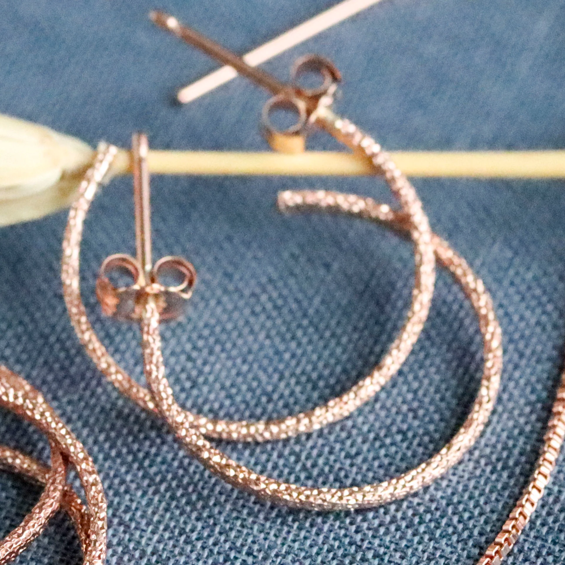 Dainty Sparkle Hoops - Image 2