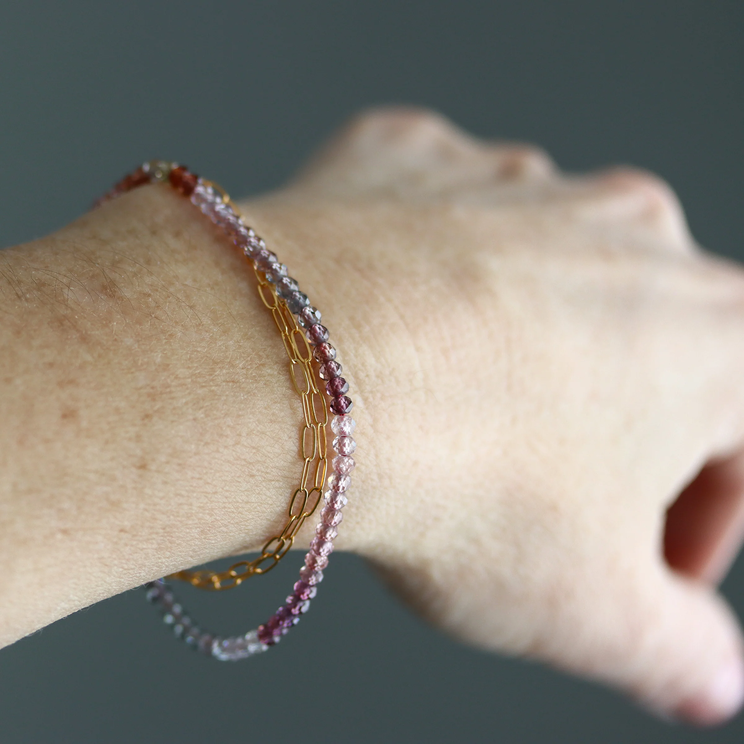 Spinel Wrap Bracelet or Necklace - Image 3