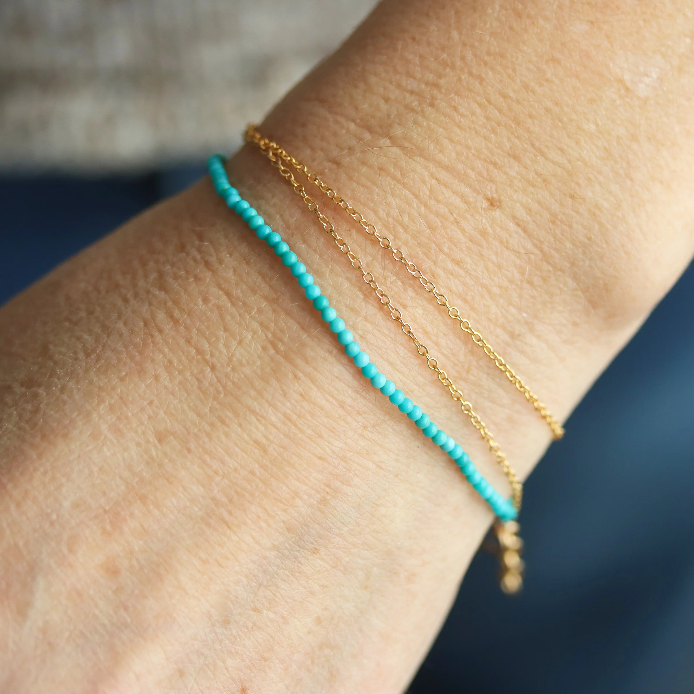 Turquoise Necklace and/or Wrap Bracelet - Image 2