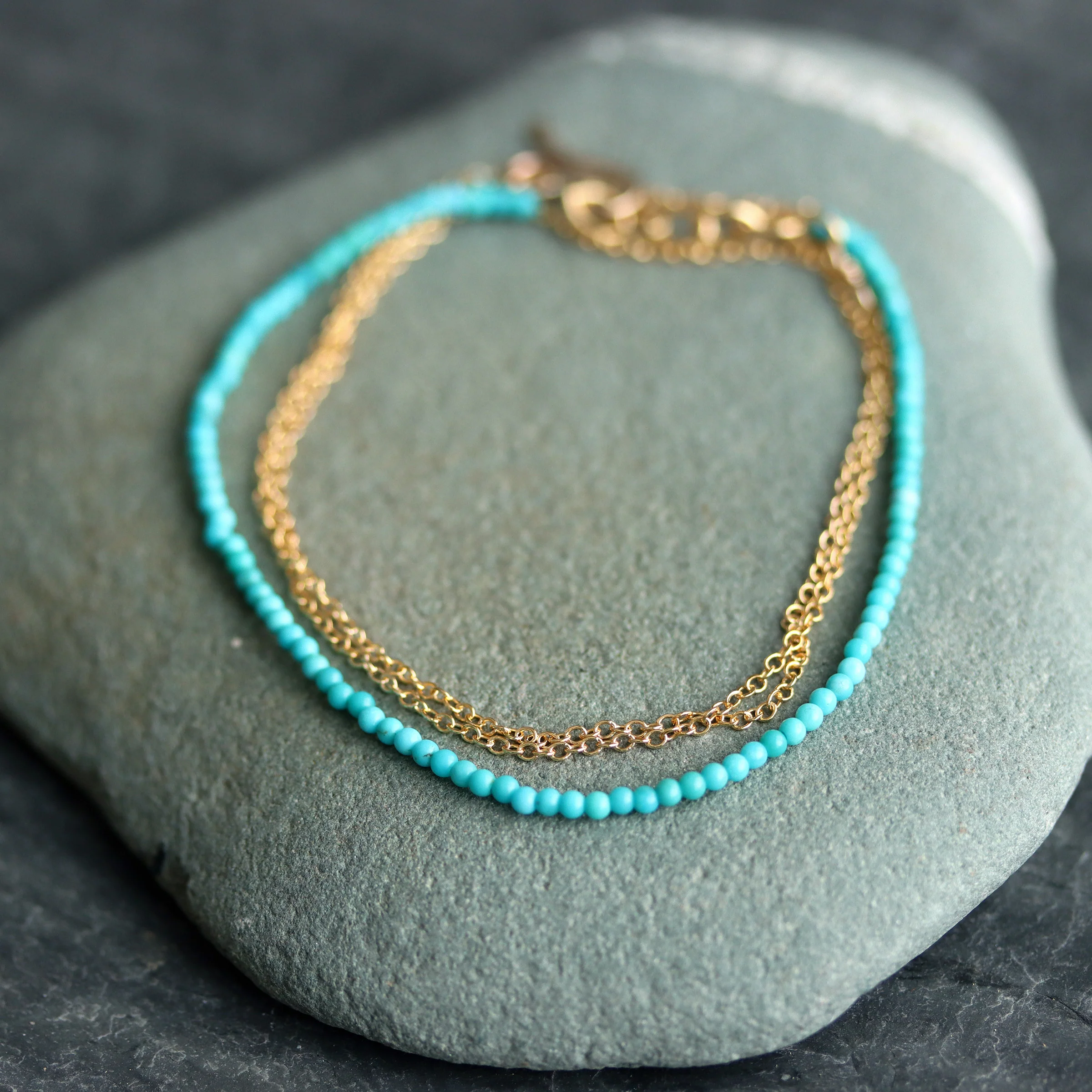 Turquoise Necklace and/or Wrap Bracelet - Image 4